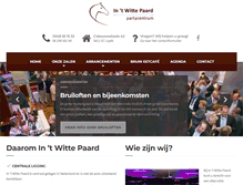 Tablet Screenshot of inhetwittepaard.nl